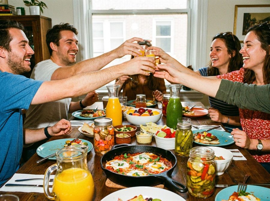 Brunch met vrienden