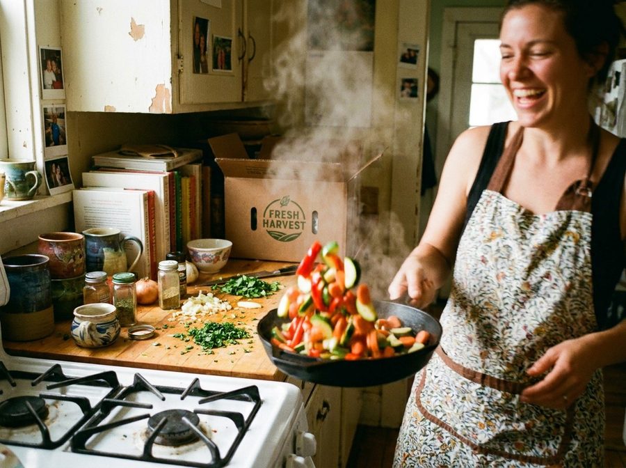 Vrolijk koken met verse groenten