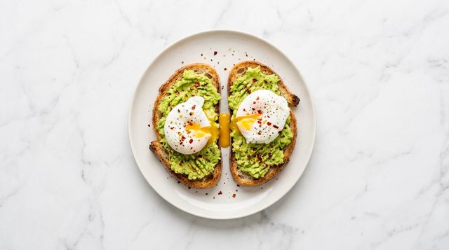 Avocadotoast met Gepocheerd Ei