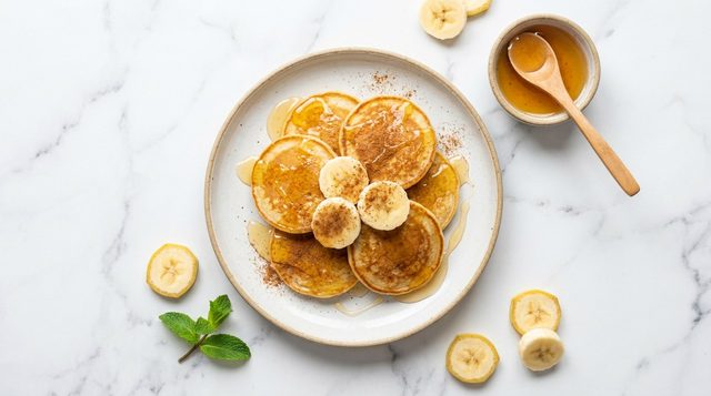 Bananenpannenkoekjes met Honing