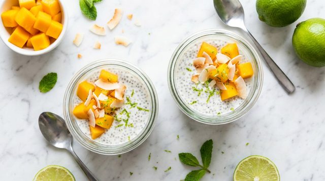 Chiapudding met Mango