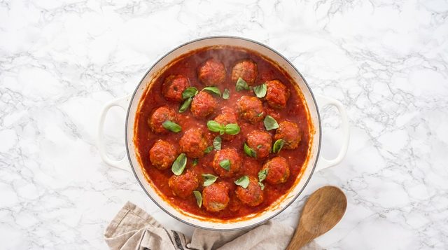 Gehaktballetjes in Tomatensaus