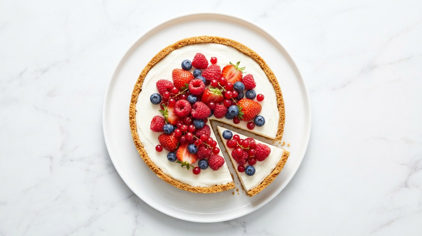 Monchoutaart met Rood Fruit