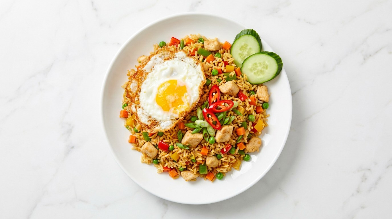 Nasi Goreng met Ei