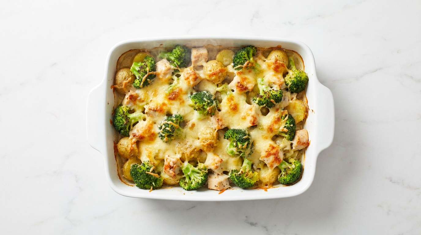 Ovenschotel met Broccoli en Kip
