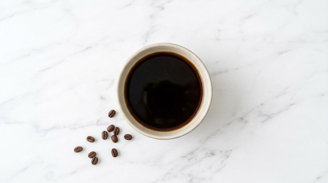 Stap 1: Zet sterke koffie en laat die volledig afkoelen in een schaaltje.